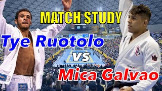 Mica Galvao vs Tye Ruotolo - IBJJF Worlds 2022 | Match Study
