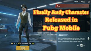 Finally Andy Character Is Here Pubg 0.19.0 Pyro Gaming Yt