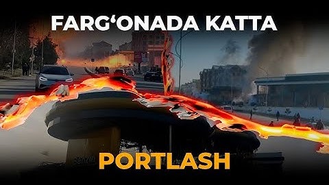 ФАРҒОНАДАГИ ПОРТЛАШ ОҚИБАТЛАРИ...