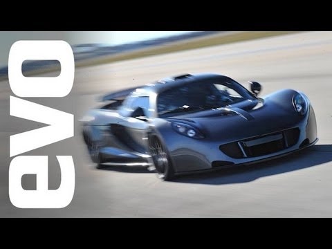 Hennessey Venom GT Guinness World Record 0-300kph run | evo TV