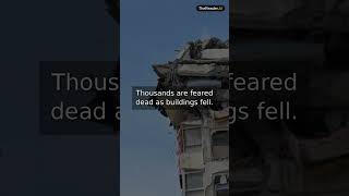 Thousands feared dead as rescue teams rush to Venezuela after major earthquakes | #Shorts