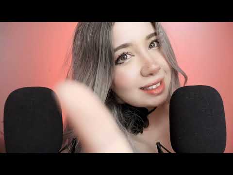 ASMR MOUTH AND HAND SOUNDS/PERSONAL ATTENTION/SPIT PAINTING NO TALKING