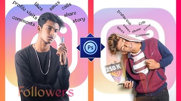 Instagram concept photo editing in ps touch | ps touch editing tutorial in mobile | ps touch apk