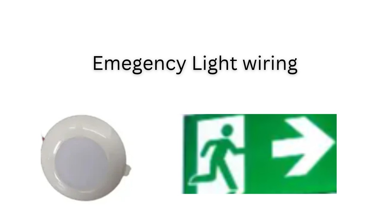 Emergency light wiring| Types of Emergency Light - YouTube