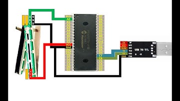 Slide potentiometer interface PIC16F877A.