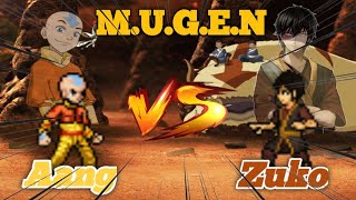 Aang Nickelodeon Vs Zuko Nickelodeon Mgs Jump Force Mugen Battle