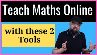 Teach Maths Online with Wacom Tablet and Microsoft Whiteboard