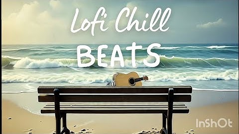 G-Stomper Lovers. Sea waves & guitar on the banch. Lofi beats.