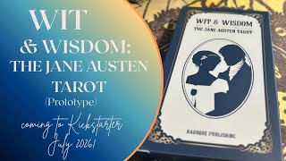 Wit & Wisdom: The Jane Austen Tarot (Prototype) | Kickstarter launch July 2026!