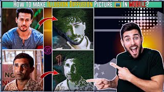 How to Make illusion diffusion picture 🖼️in Rohingyalish by #NFutureTech #aknoorbowshor screenshot 4