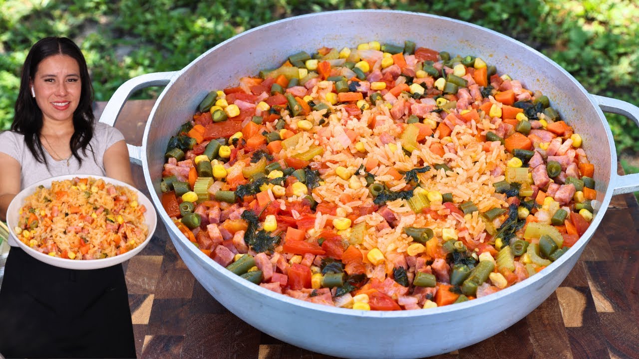 ¡No Dura Ni 5 Minutos! Arroz con Jamón Casero que Todos Amarán