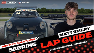 iRacing Lap Guide: Porsche 992 GT3 Cup at Sebring