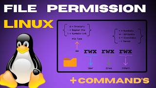 Linux File Permissions | With Commands (ls -l),(chmod) | in Hindi                           #linux