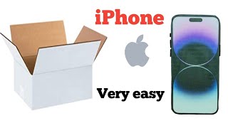 How to make iPhone 14 pro max from cardboard / Diy Mobile📱