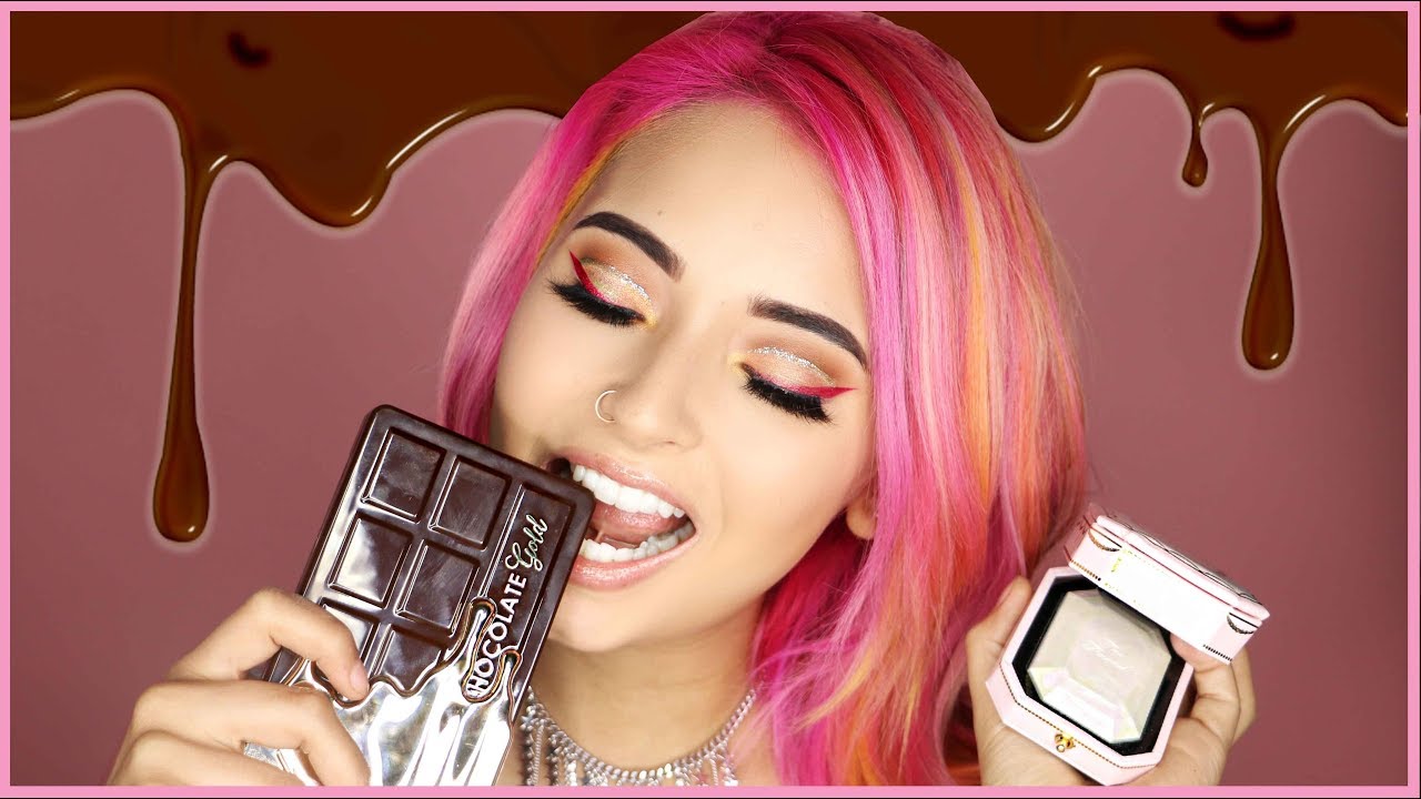 🌙 Reseña Paleta Chocolate Gold Y Diamond Light Too Faced Look Navidad
