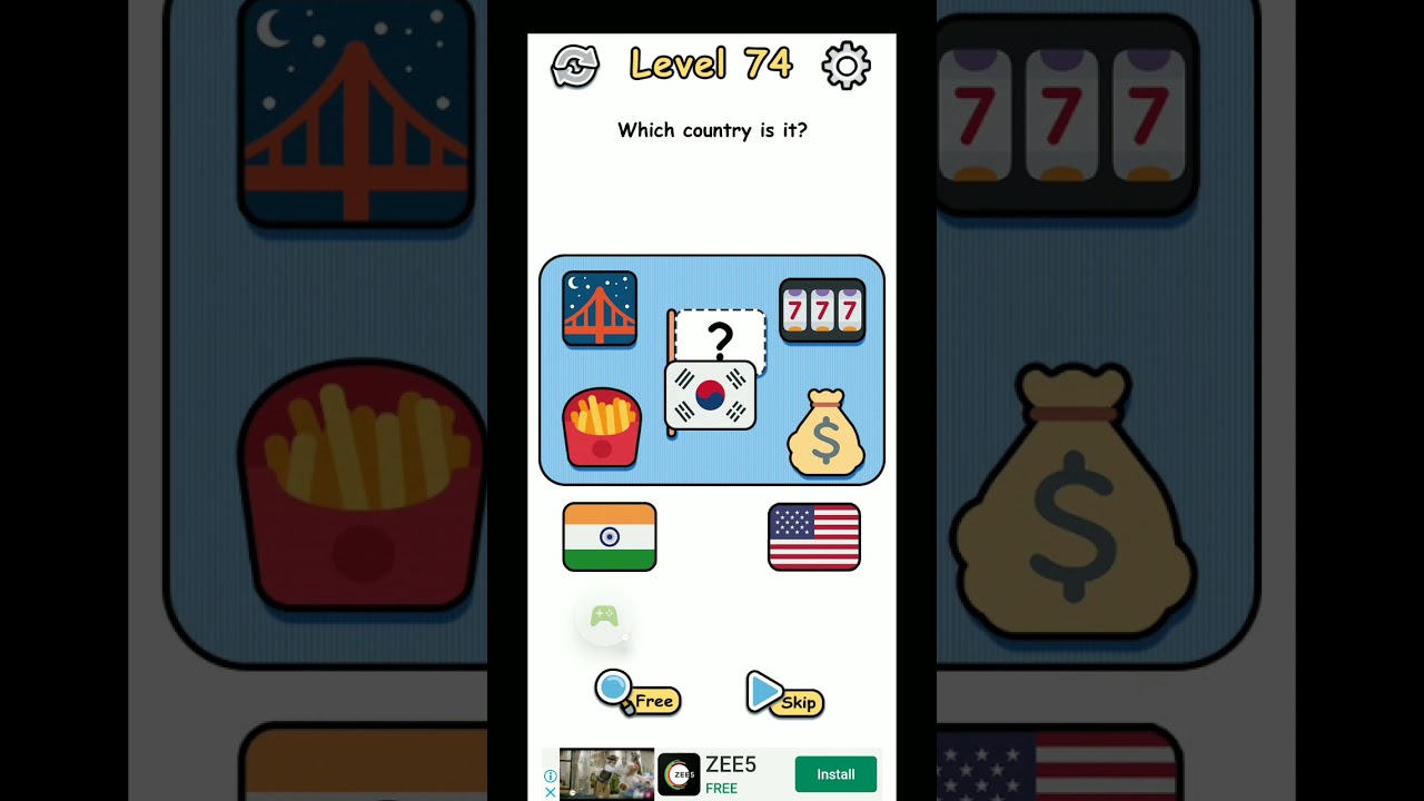 level 74 Brain crack walkthrough