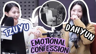 DAHYUN x TZUYU emotional confession *cries*