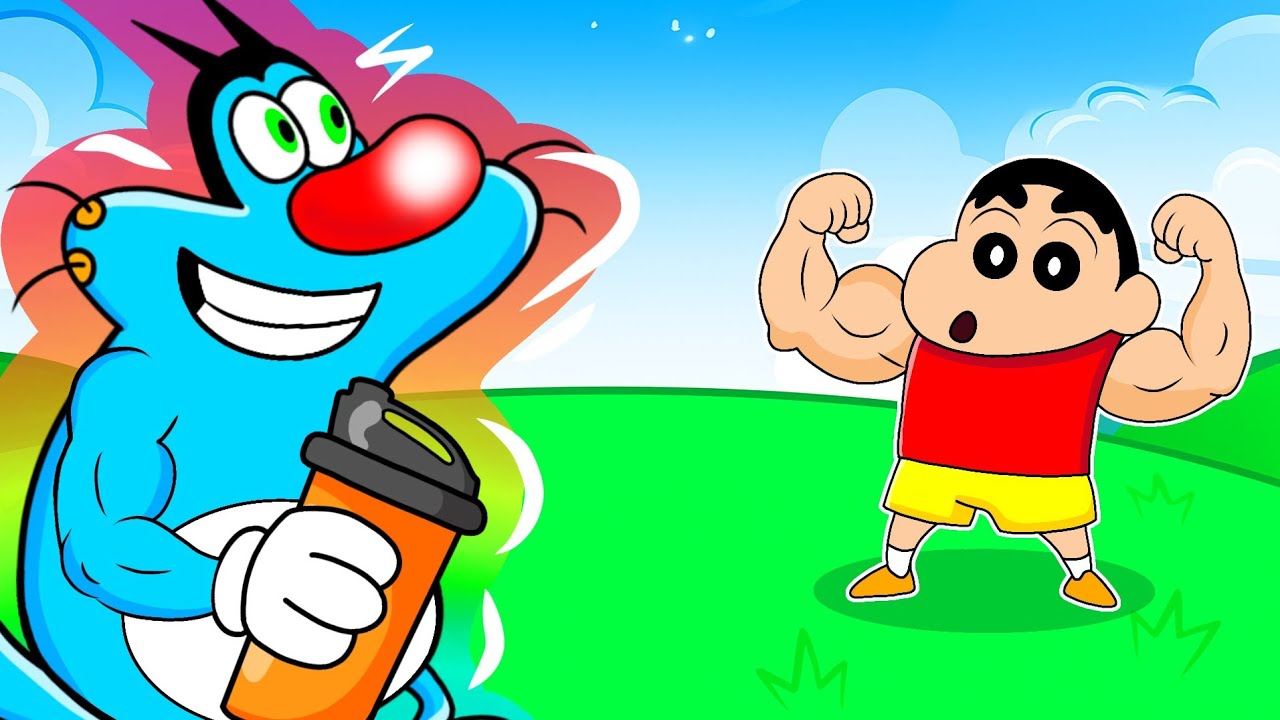 Roblox Oggy  Pretended to be a NOOB in MUSCLE LEGENDS, Then became STRONGEST!