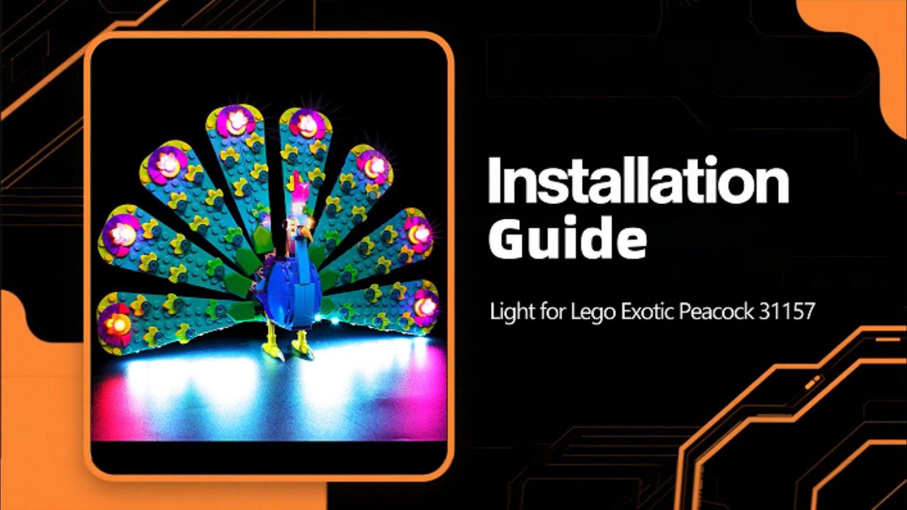 Light Kit For Lego Exotic Peacock 31157 Video Installation Guide