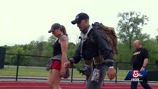 Mass. army veteran walking for 24 hours straight on Memorial Day