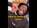 How To Make Gold Grillz! (Real Gold & Diamond Teeth)