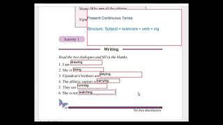 English Language | Grade 6 | Unit 2 | Activity 1 📝