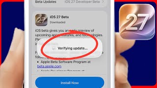 iOS 27: iPhone Stuck on Verifying Update