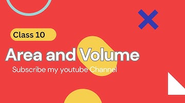 Area and volume problem