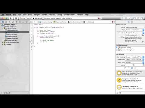 iOS Development with Swift Tutorial - 28 - UIKit Dynamics