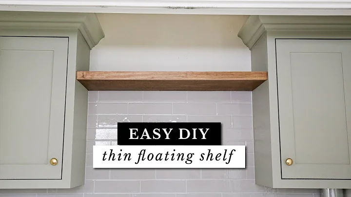 Easy THIN Floating Shelf DIY
