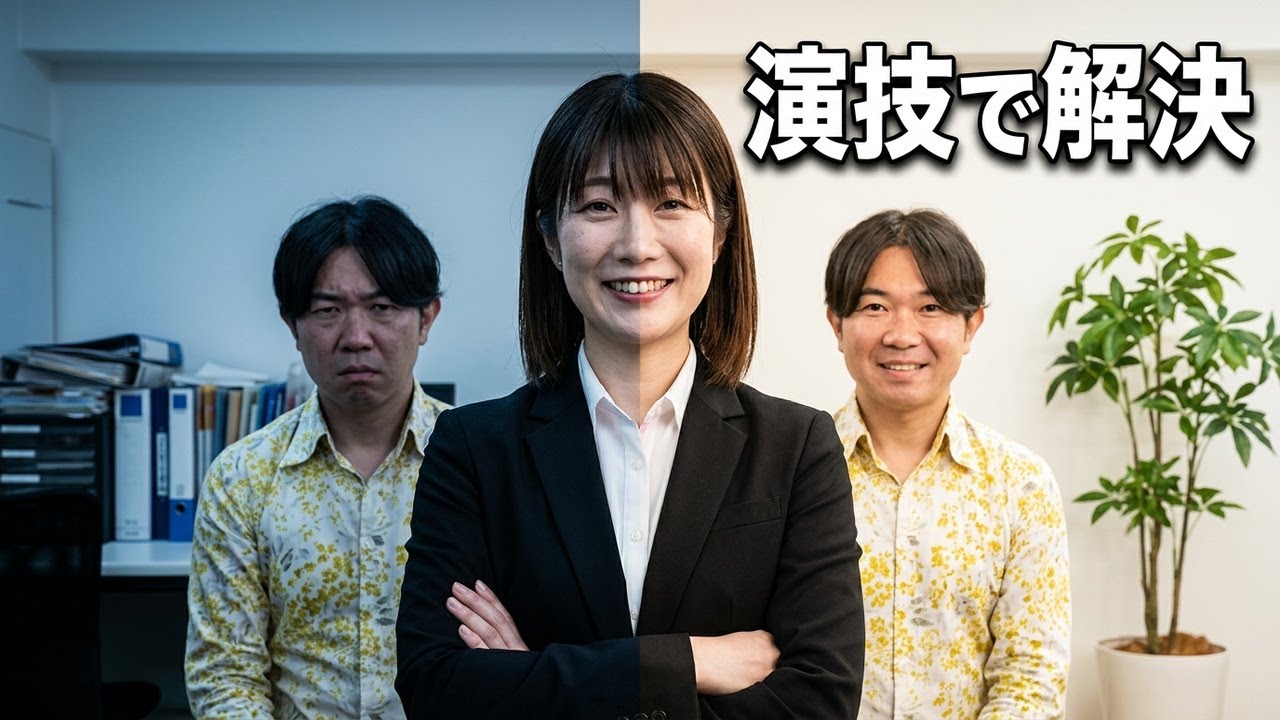 社内の人間関係は演技で乗り切る