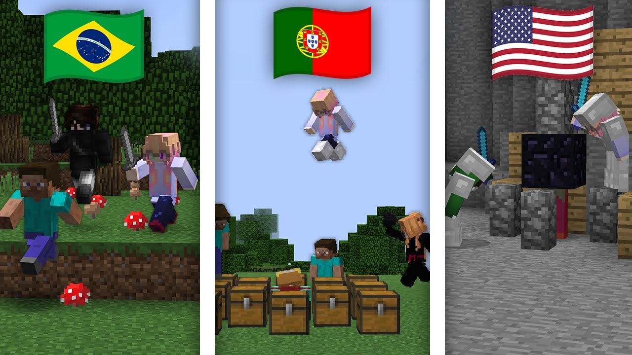 Joguei HG com UM PLAYER de Cada País