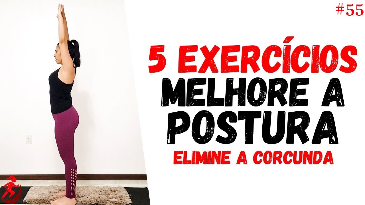 5 EXERCÍCIOS PARA MELHORAR A POSTURA E DIMINUIR A BARRIGA #55 Personal Laice Rodrigues
