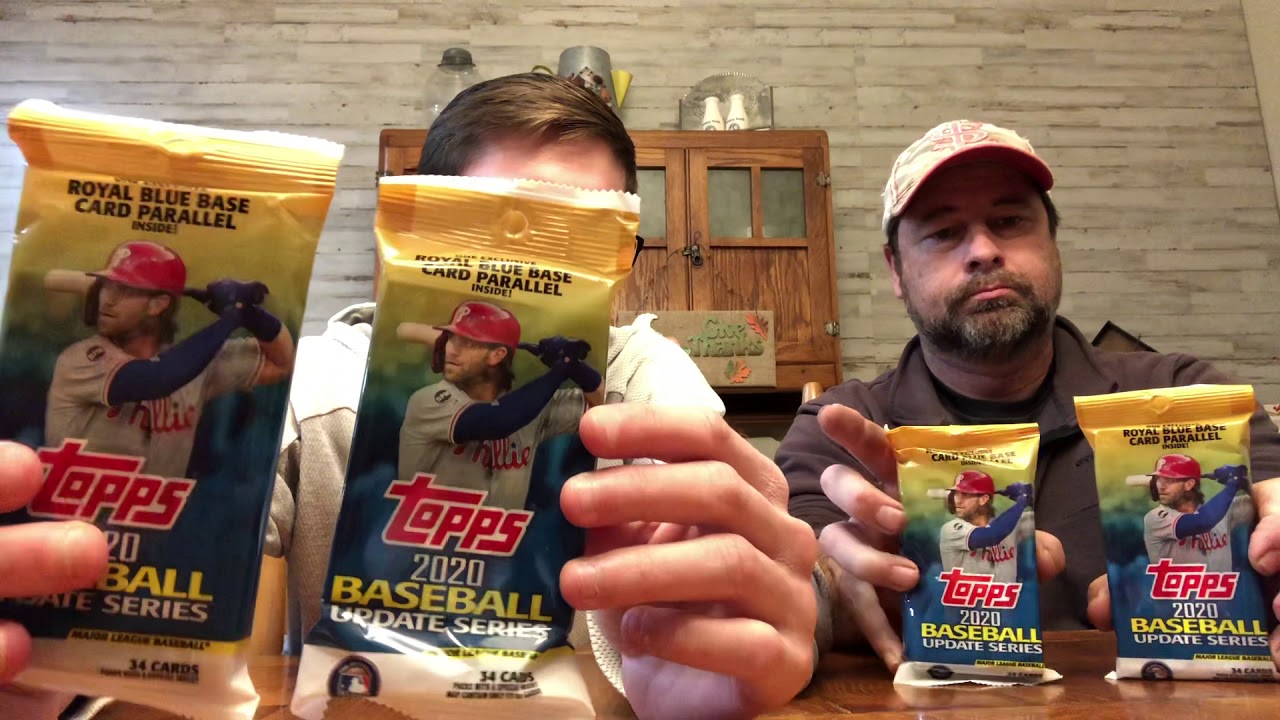 HUGE BLOWOUT! 2020 TOPPS UPDATE FAT PACK WAR WITH DAD! WOW