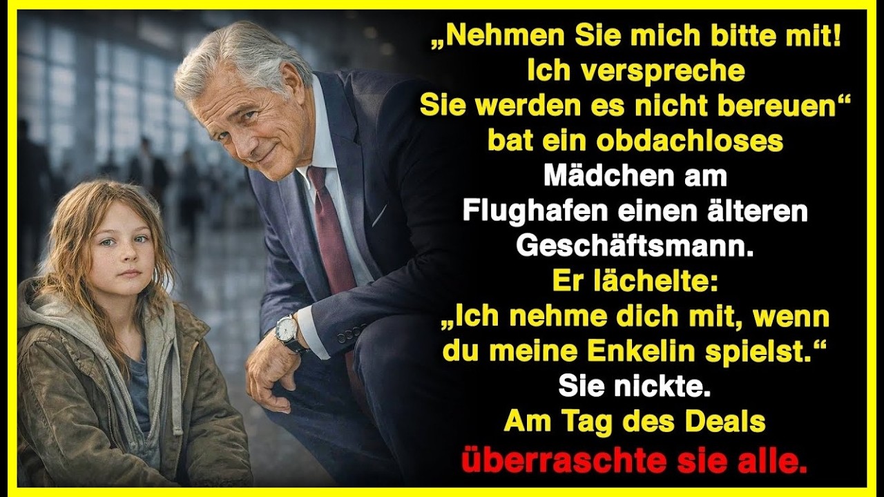 Eine unerwartete Begegnung am Flughafen veränderte das Leben eines alten Geschäftsmanns.