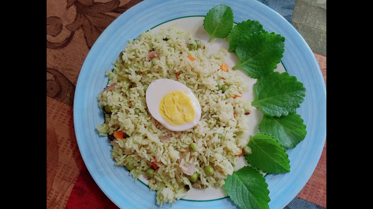Ajwain leaves rice recipe Vamuaku rice recipe.. YouTube
