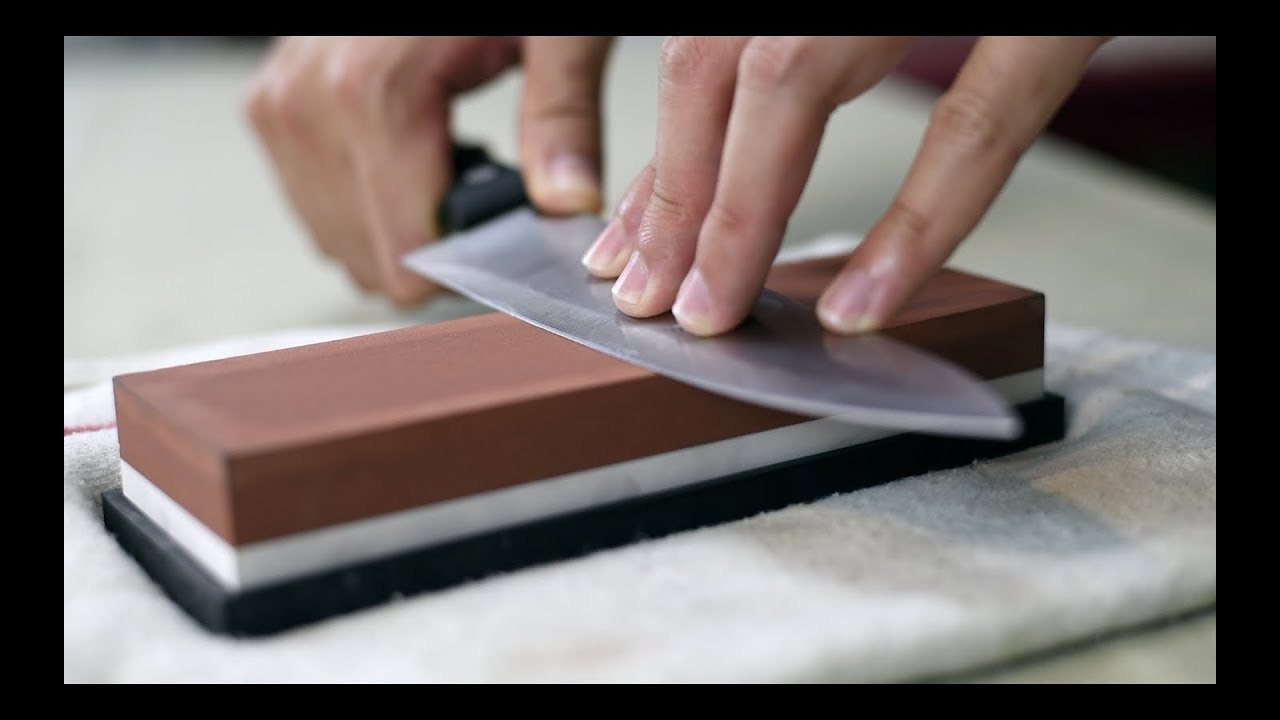 How to sharpen Kitchen Knife YouTube