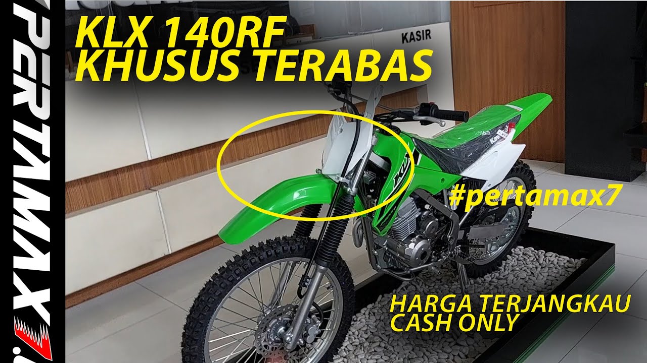 Bedah Detail New Kawasaki KLX 140 R F Khusus Terabas Off The Road Tanpa