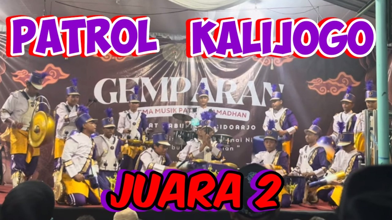PATROL KALIJOGO JUARA 2 LOMBA DI MASJID ROUDLOTUL MUJTAHIDIN BUNGURASIH SIDOARJO 2026