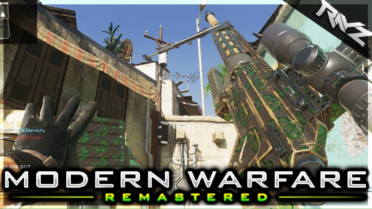 New "S-TAC AGGRESSOR" Sniper Rifle Gameplay! The Intervention In Modern Warfare Remastered! (MWR)