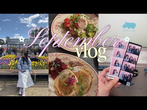 SEPTEMBER VLOG 🌷 back to uni, sydney day trip, spring festival, baking matcha cookies