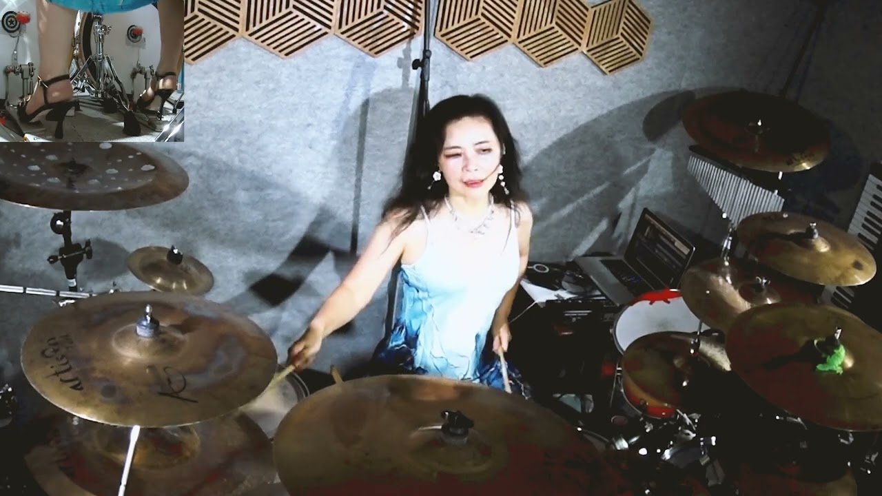 bonnie tyler   Holding out for a hero drum cover by Ami Kim(240)