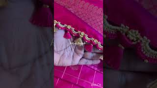 Beautiful saree kuchhu | making easy | grand | tassels #shortsfeed #shortsviral#shorts
