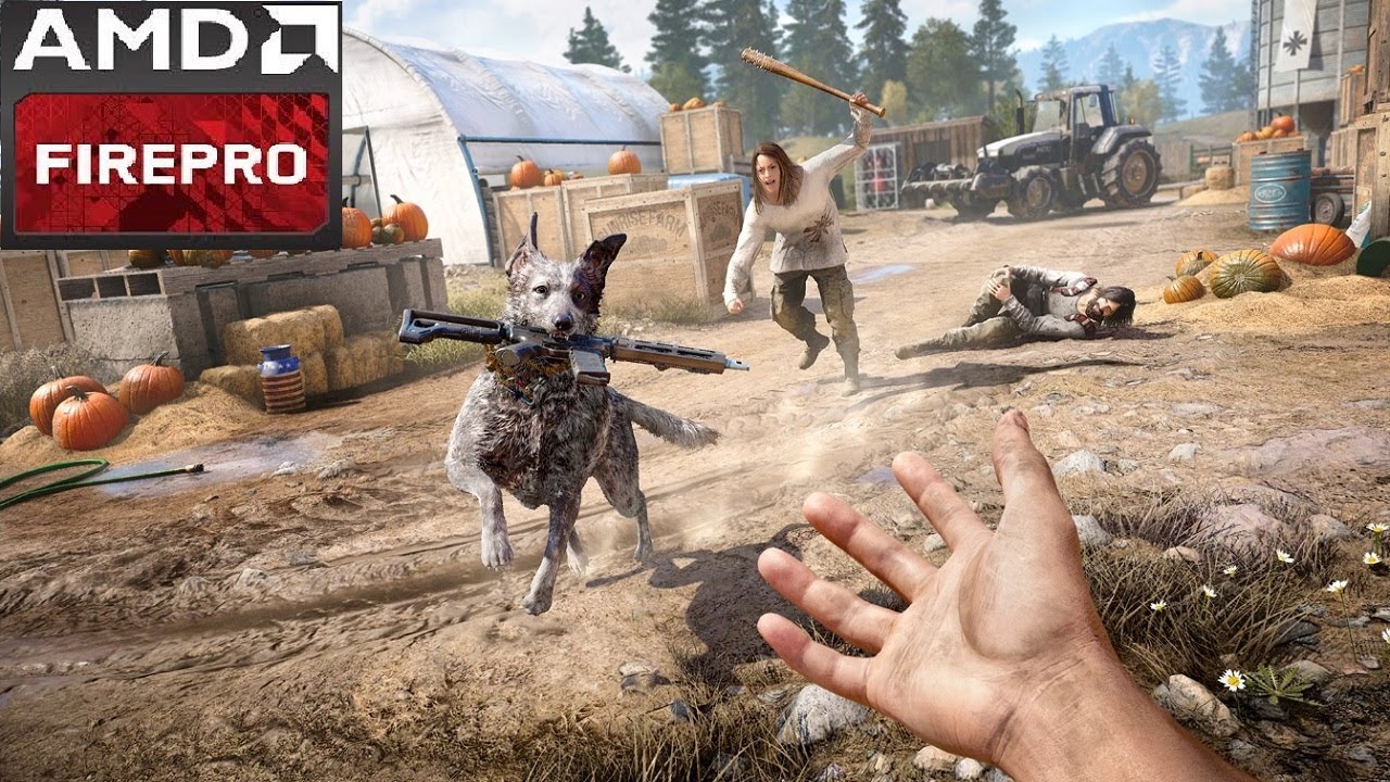 Far Cry 5 | 900p Medium | AMD FirePro W5000 | Xeon E3-1220 | Gaming on a Xeon-Firepro