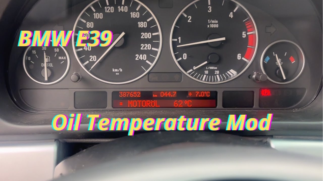 BMW E39 Hack: How to Read Oil Temperature on the Stock Display! (Full ...