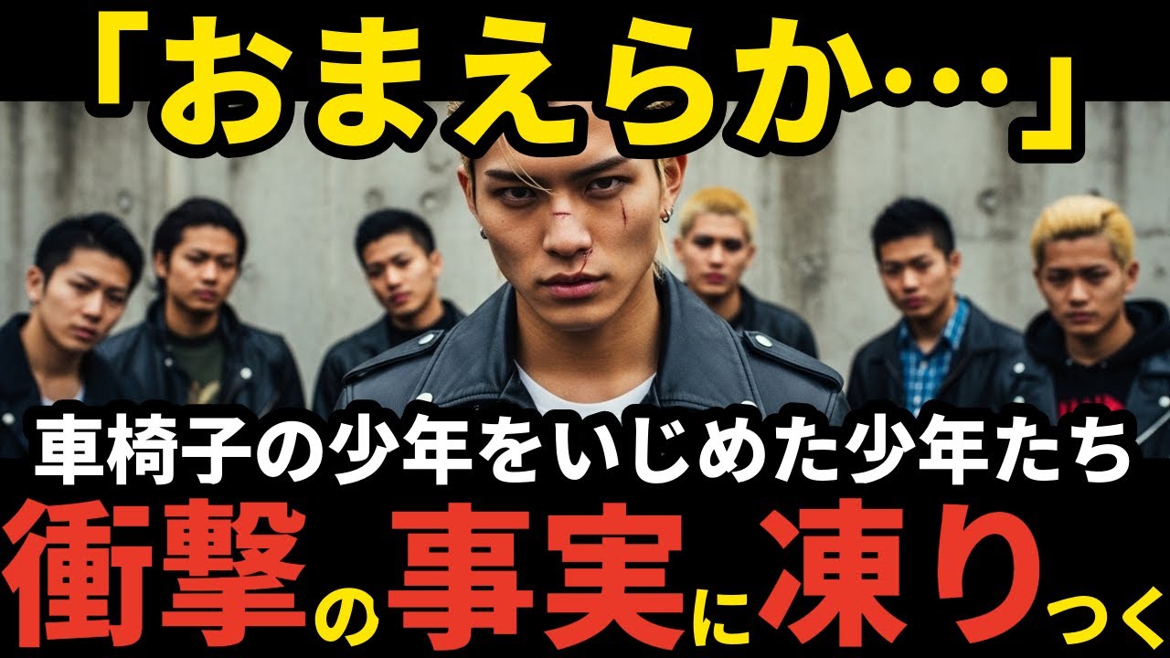 車椅子の少年をいじめた不良たち…後日、不良たちが凍りついた衝撃の出来事とは