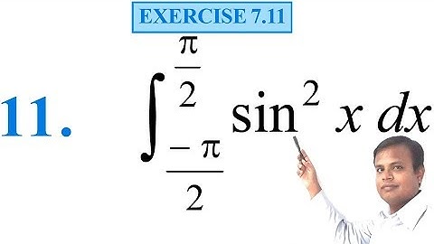 Integrals Class 12 Maths NCERT | Exercise 7.11 Q 11 | IIT JEE