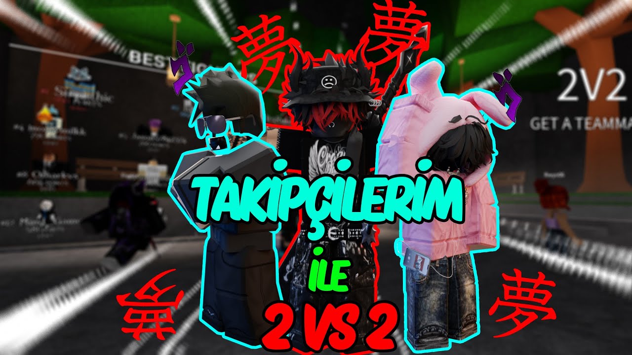 TAKİPÇİLERİM'LE 2 VS 2 OYNADIK! - Roblox The Strongest Battlegrounds.