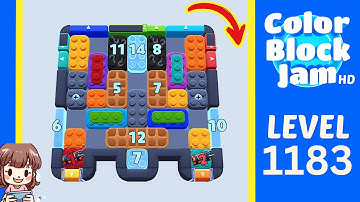 Color Block Jam Level 1183 Solution Walkthrough