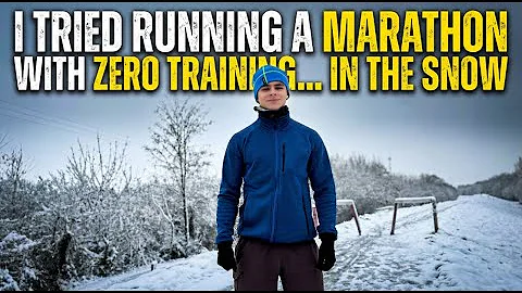 I Tried Running a Marathon With ZERO Training… in the Snow
